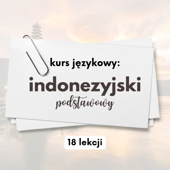 Kurs indonezyjski od podstaw