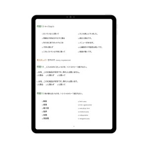 E-book JLPT N2 przykładowa strona