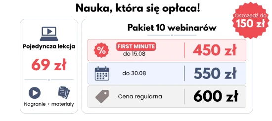 Webinary języki Azji - roczny cykl webinarów, płatności