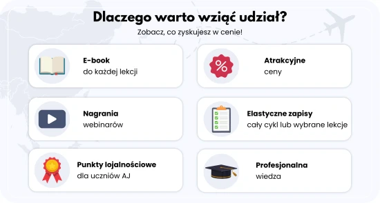 Webinary języki Azji - roczny cykl webinarów 5, zalety