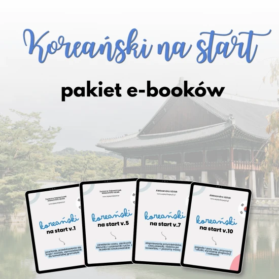 Zestaw e-booków Koreański na start