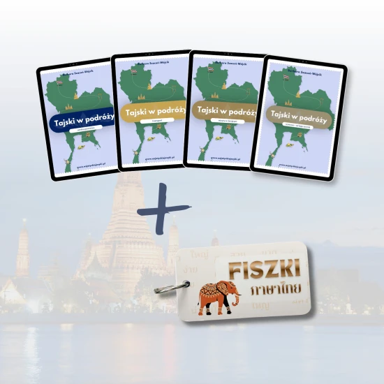 Pakiet Tajski w podróży e-booki + fiszki