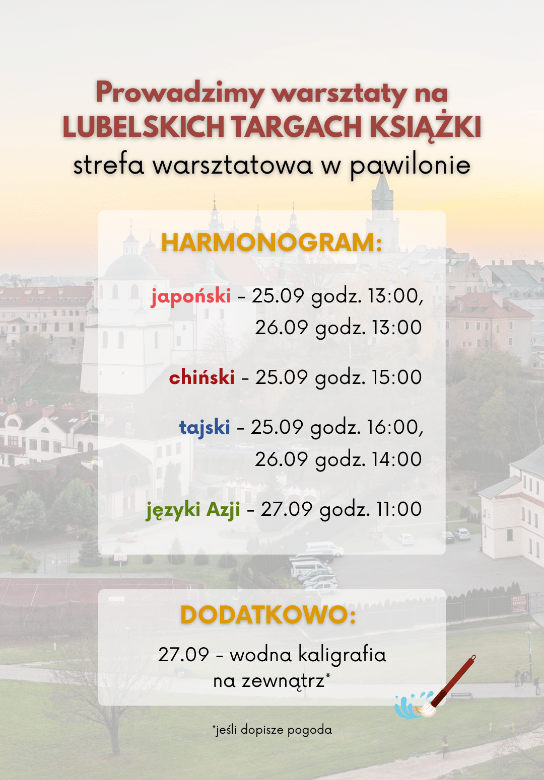 Lubelskie Targi Książki warsztaty