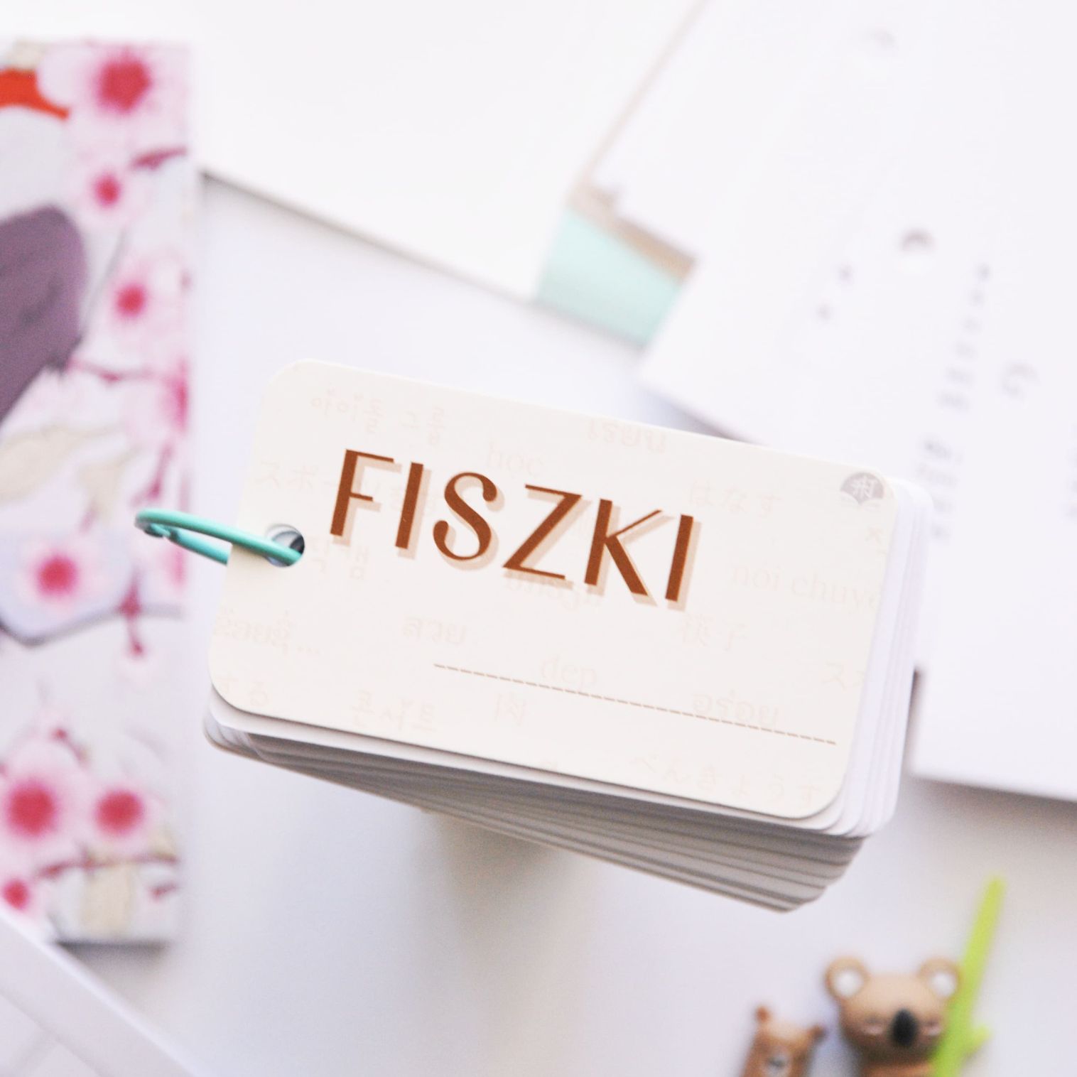 Fiszki - bloczki: Stwórz swoje fiszki do nauki